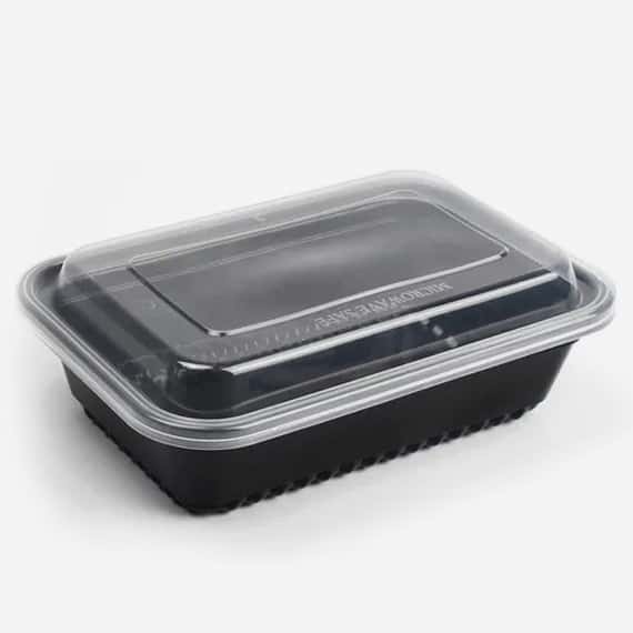 Black PP Food Container