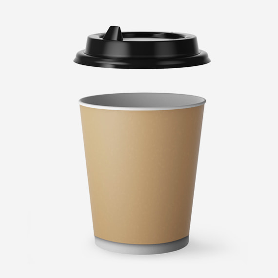 Kraft Double Wall Paper Drink Cup